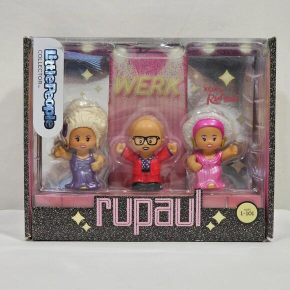 Little People Other - New RUPAUL Little People Collector Pack Figurines Drag Queen Doll Fisher Price
